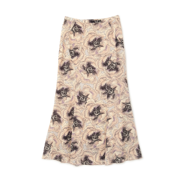 Recommend #02  Vintage flower print skirt