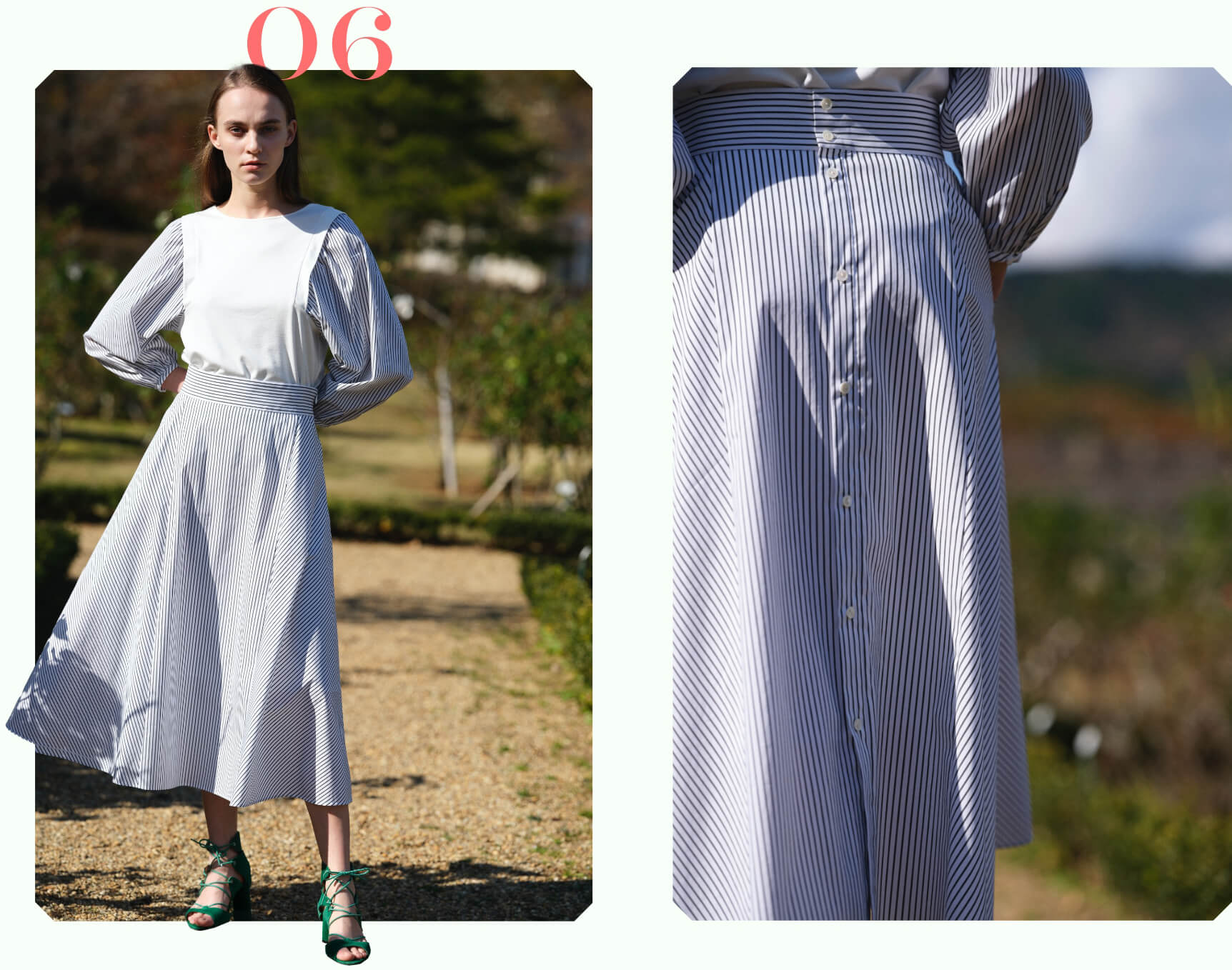 Romantic green Look 06